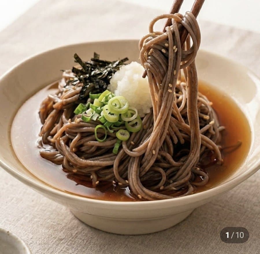 생메밀소바 세트