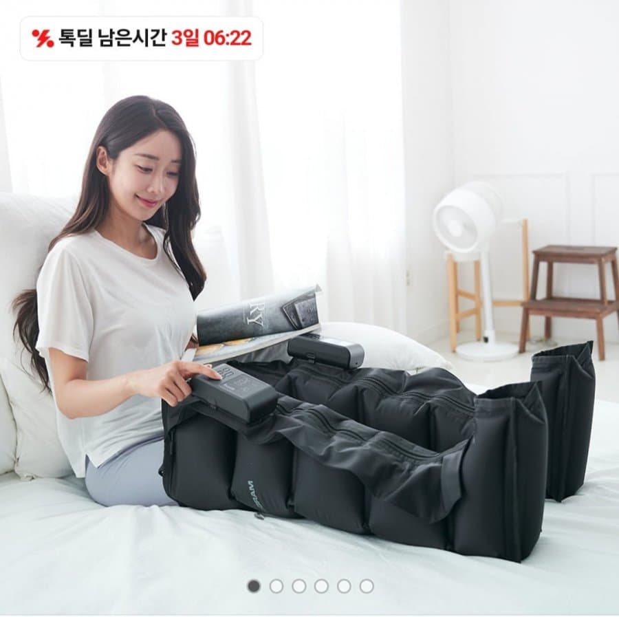 무선 공기압 종아리 마사지기