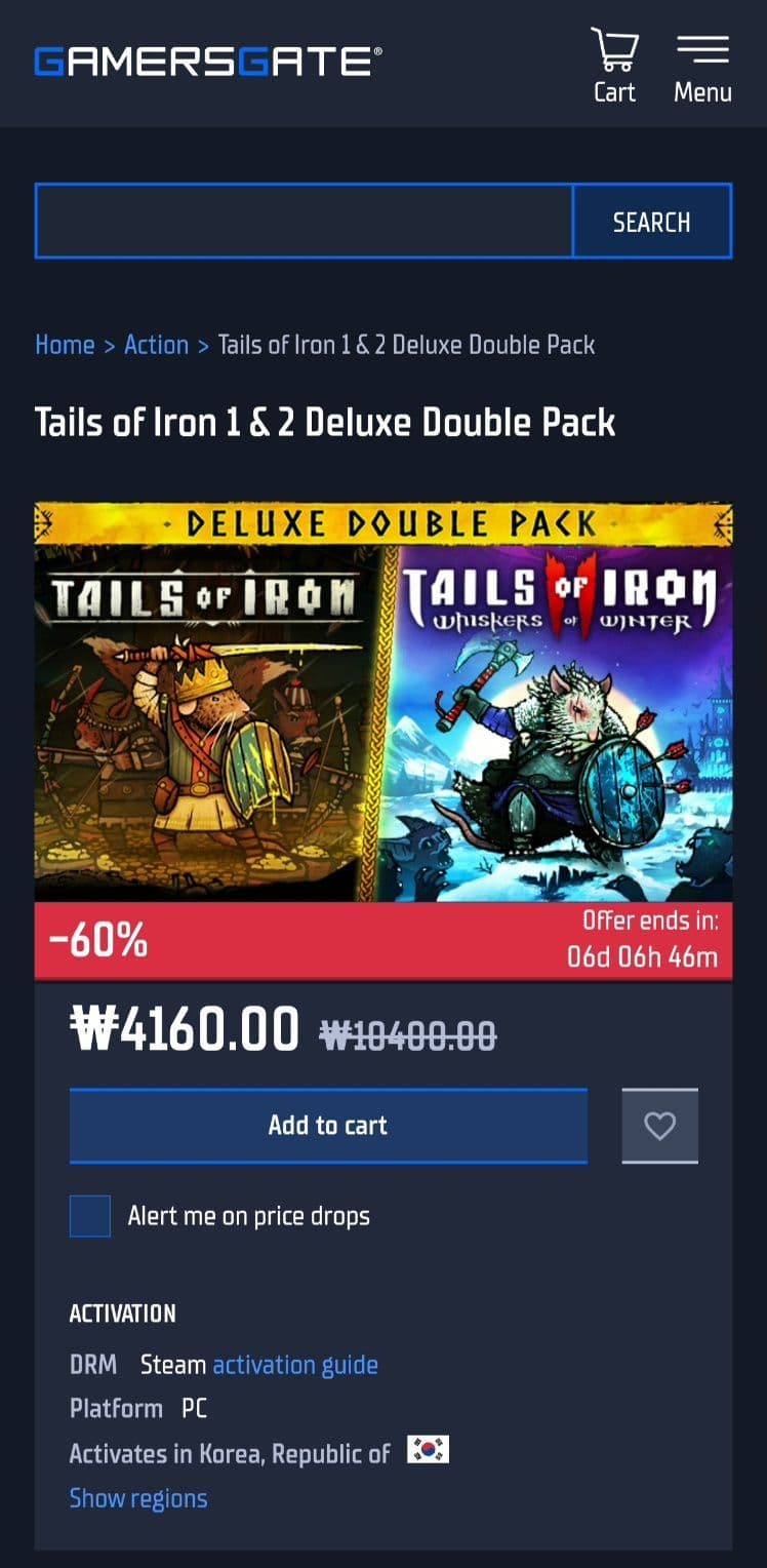 Tails of Iron 1 & 2 더블팩