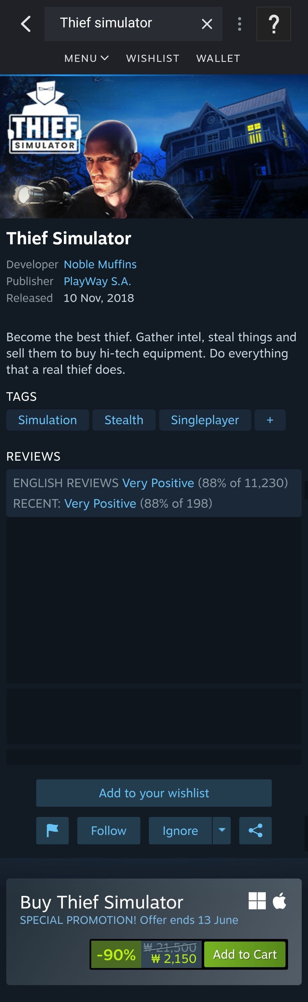 Thief Simulator