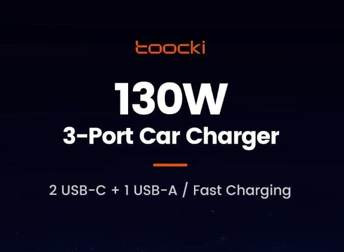 Toocki 130W 차량용 충전기