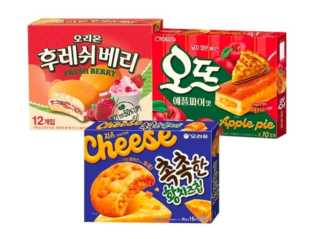 황치즈칩+애플파이+후레쉬베리