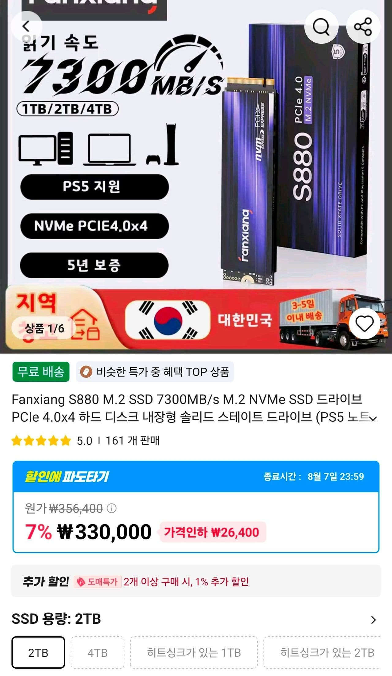 Fanxiang S880 SSD 2TB