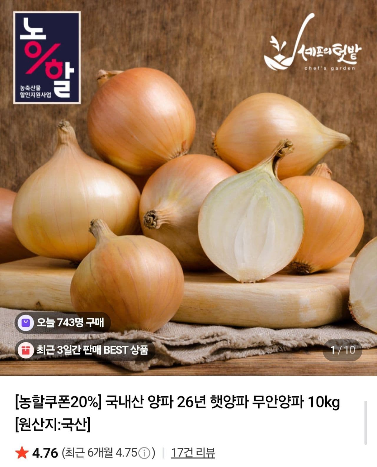 국내산 햇양파 5kg