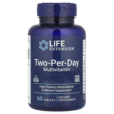 Life Extension Two-Per-Day Multivitamin 4-Pack