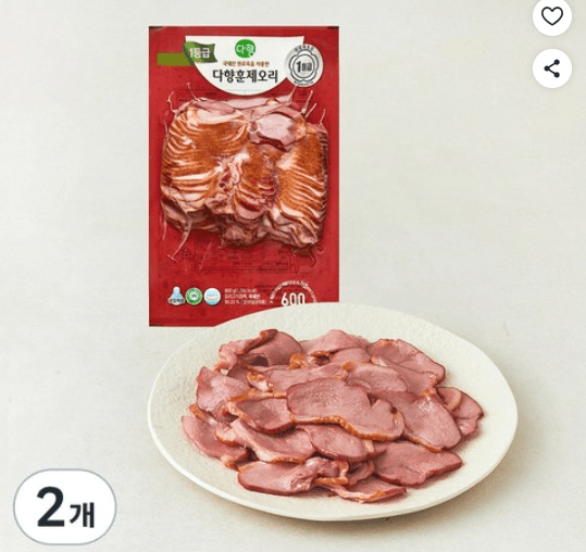 다향 1등급 훈제 오리 600g