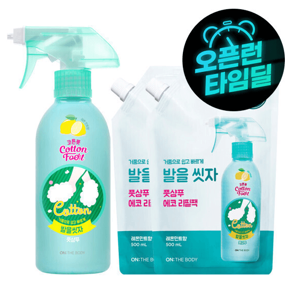 온더바디 발을씻자 레몬 510ml