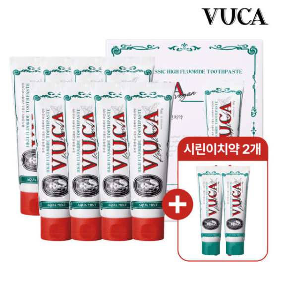 뷰카 고불소 치약 8개