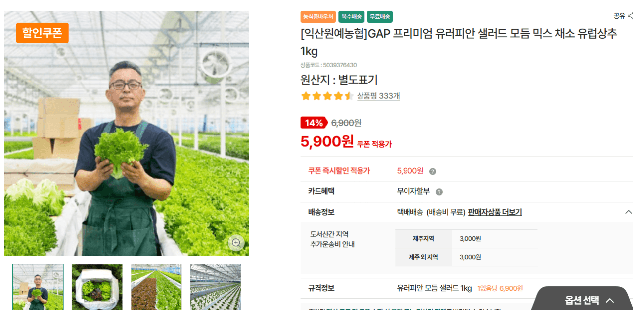 유러피안 샐러드 1kg