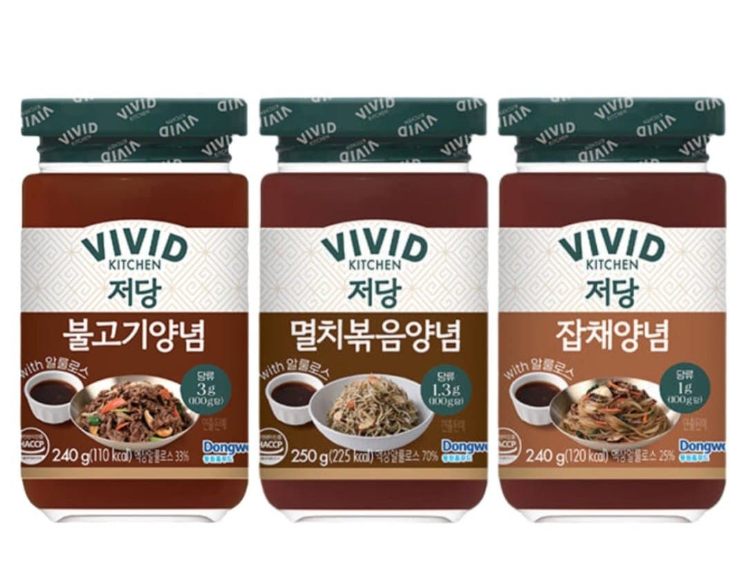동원 비비드 키친 저당 3종