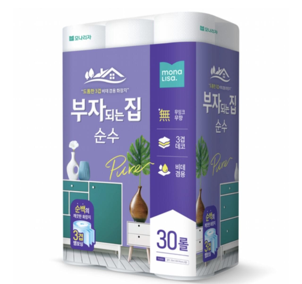 모나리자 순수데코 30롤