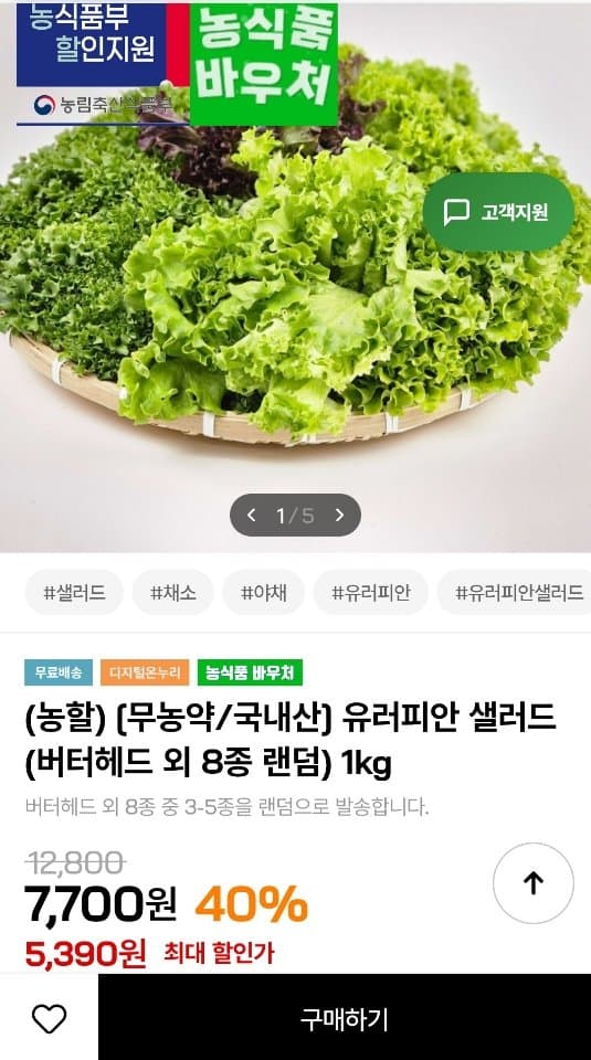 유러피안 샐러드 1kg