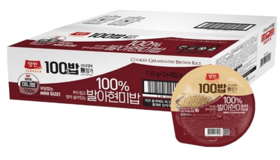 양반 발아현미밥 130g 24개