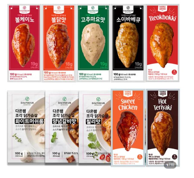 Daonham Sauce-Tong Sal Chicken Breast 20 Pack
