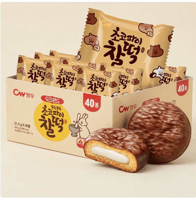 청우 초코파이 찰떡