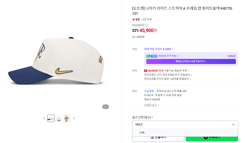 Nike 라이즈 스트럭처 A 프레임 캡