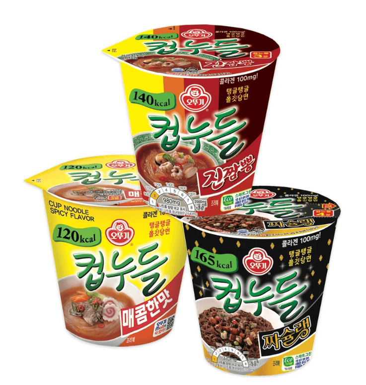 오뚜기 컵누들 3종세트