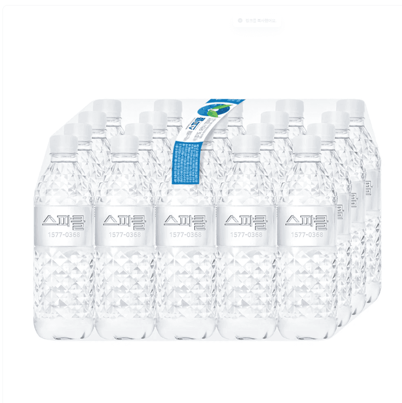 스파클 생수 무라벨 500ml 80개