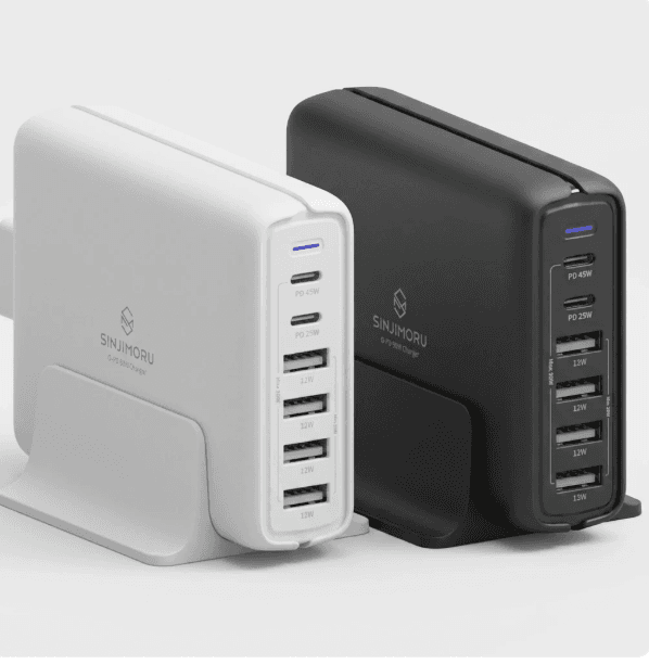SINJIMORU 90W 6-Port USB PD Charger