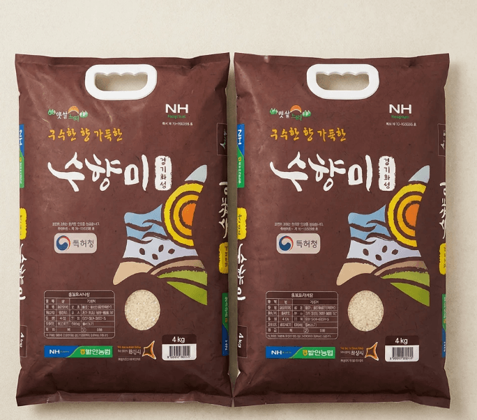 발안농협 수향미 4kg 2개