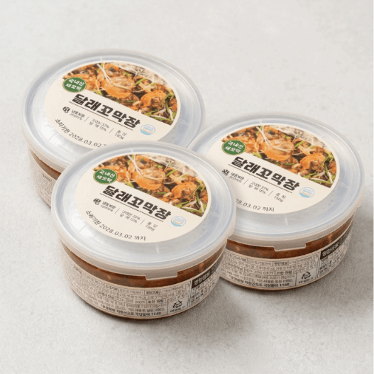 수라예찬 달래 꼬막장 150g 3개
