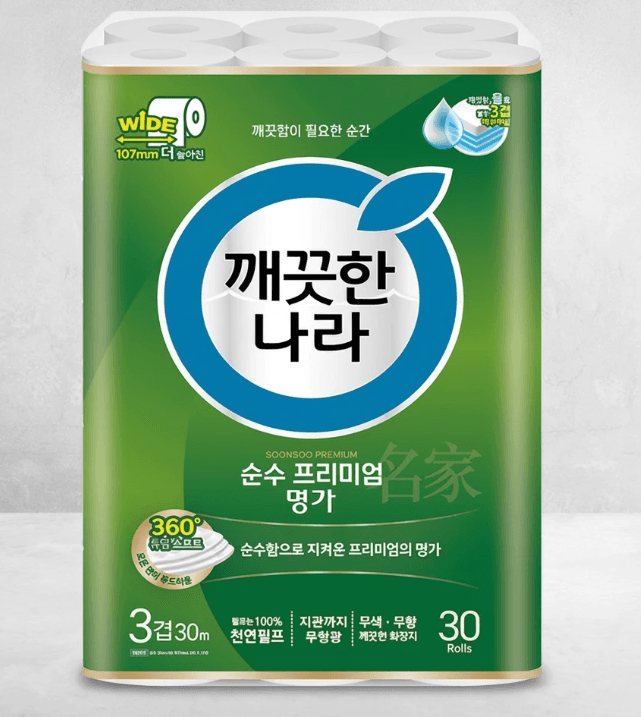 깨끗한나라 순수 프리미엄 명가 30롤