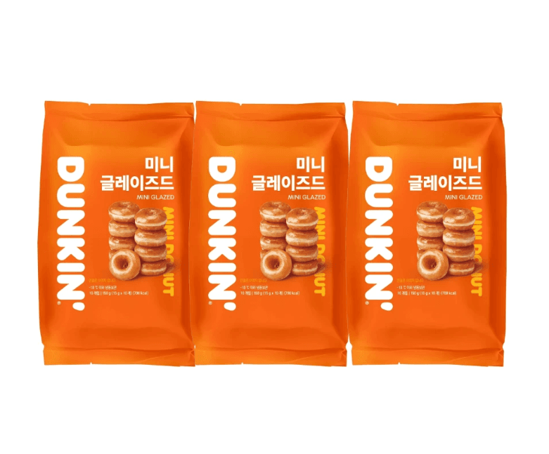 던킨 미니 글레이즈드 3팩