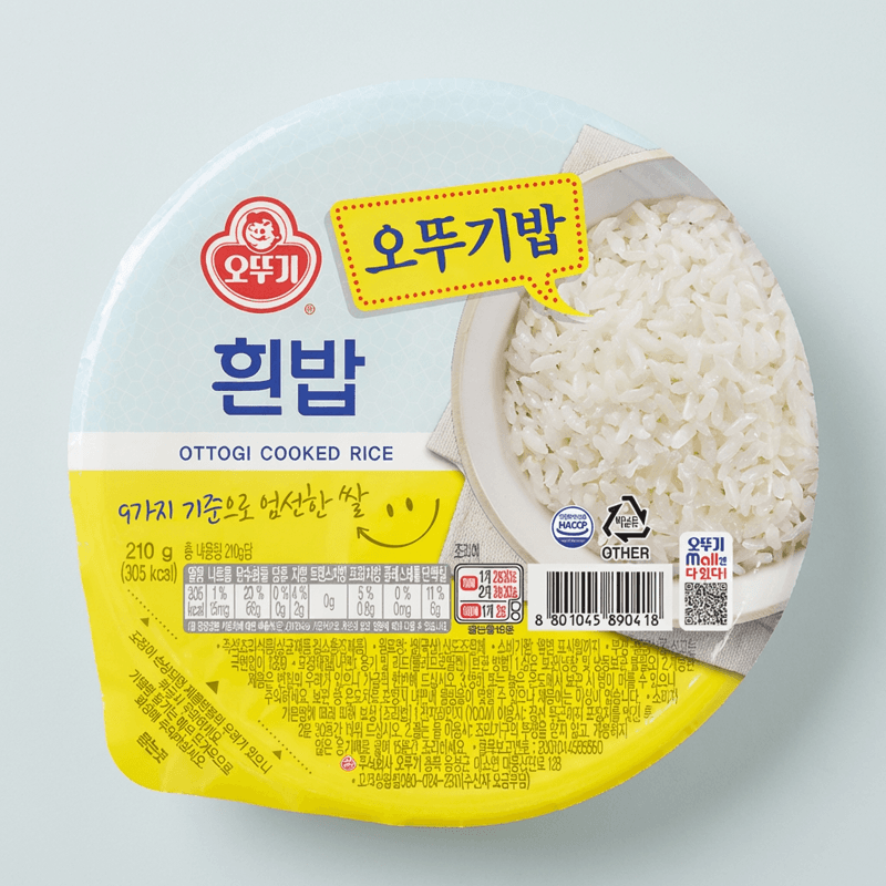 오뚜기밥 210g 36개