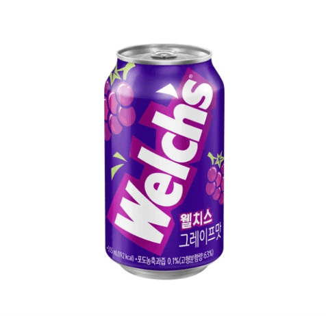 농심 웰치스 그레이프맛 355ml 12개