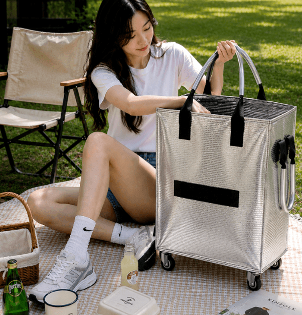 gleam 접이식 롤링카트 60L