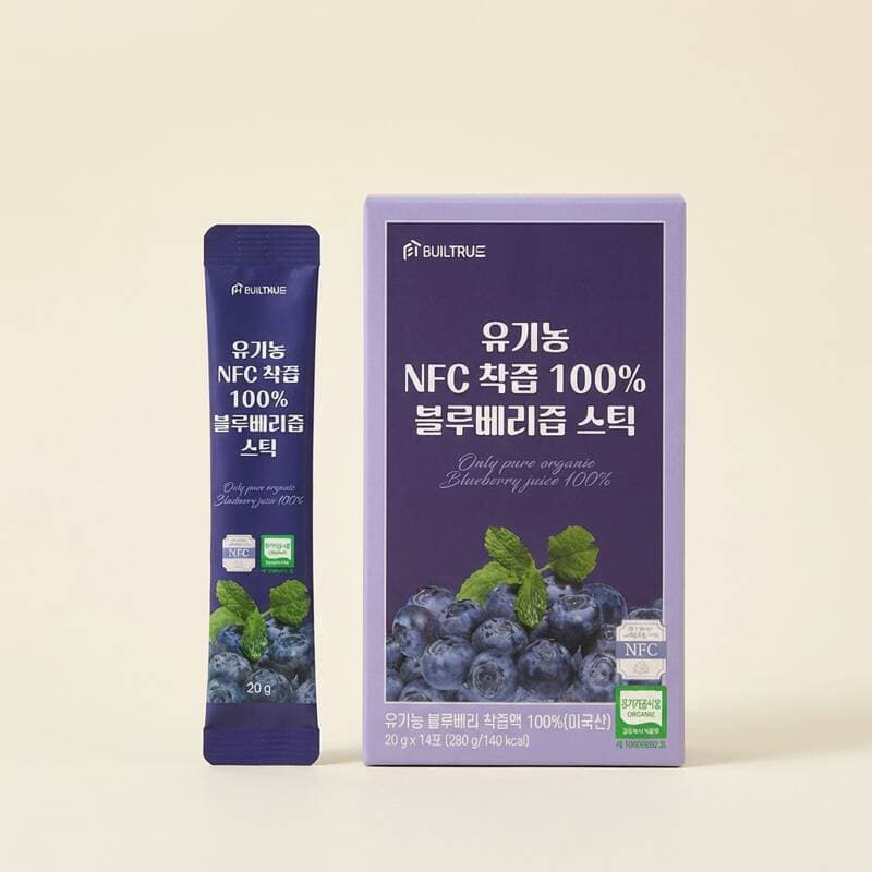 빌트루 유기농 블루베리즙 20g×14포×3박스