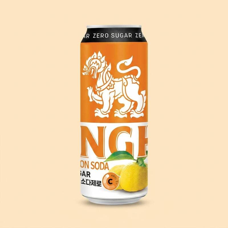 싱하 유자소다 제로 330ml 24캔