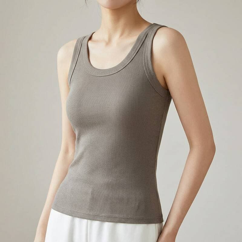 면 와이드 나시 챠콜 M