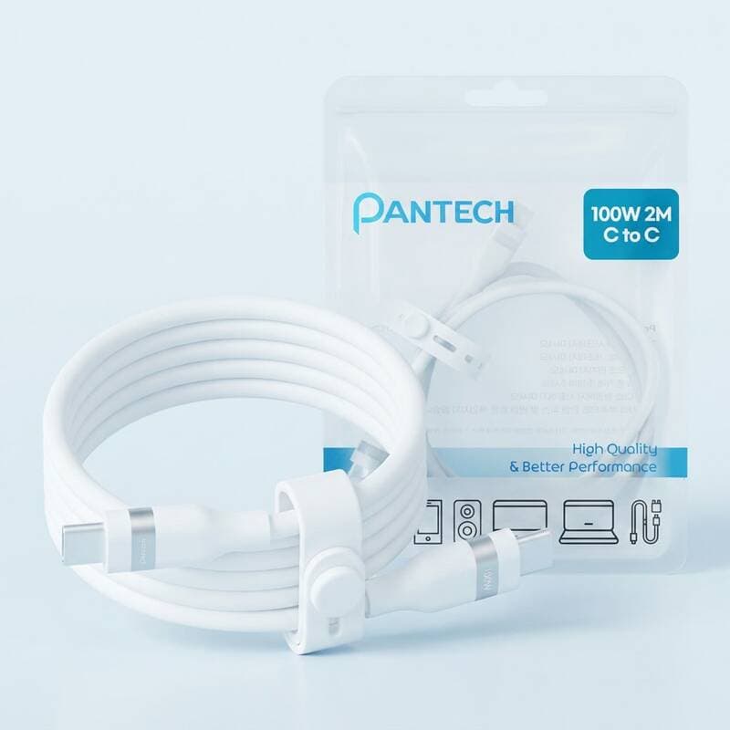 Pantech 100W C to C Fast Charging Silicone Cable