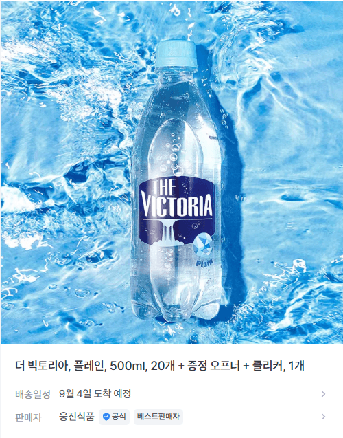더 빅토리아 플레인 500ml 20개