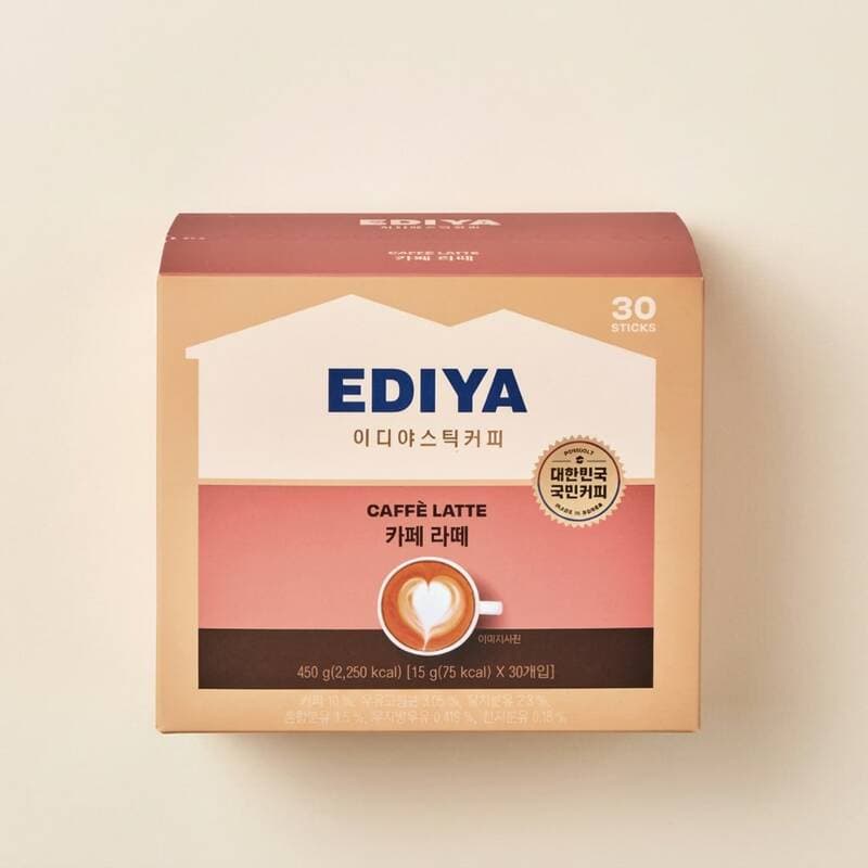 이디야 스틱커피 카페 라떼 15g 30개입