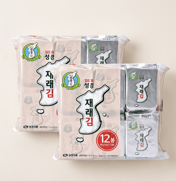 지도표 성경김 재래 식탁김 24봉