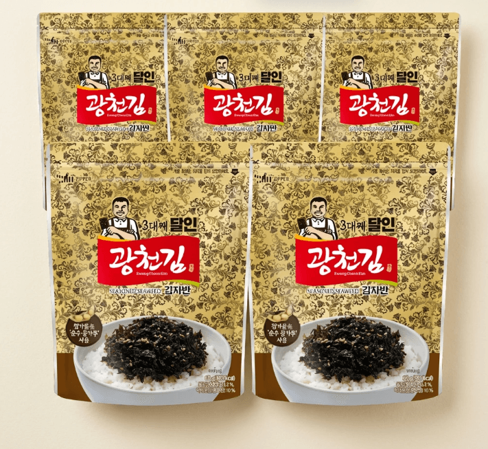 광천김 3대째 달인 김자반 60g 5봉