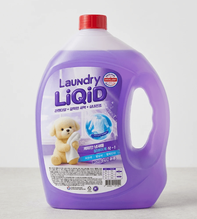 리퀴드 고농축 라벤더 세탁세제 2.5L 4개