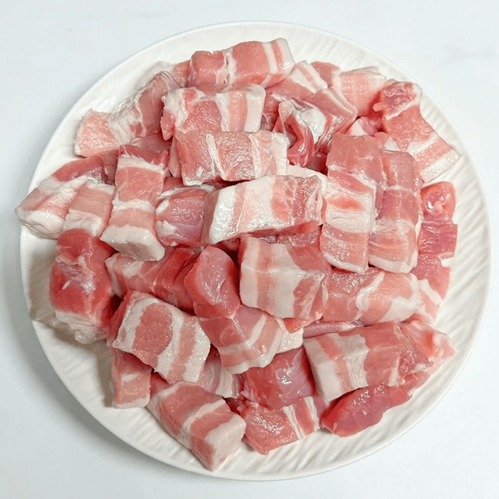 고기중독 한입삼겹살 500g 4개
