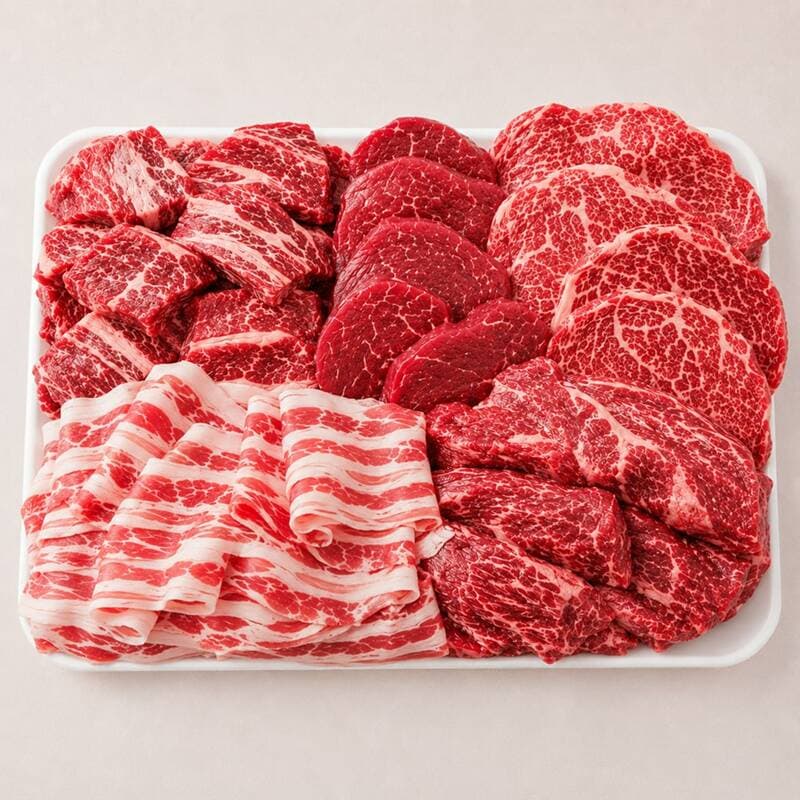 소고기 구이모듬 1kg