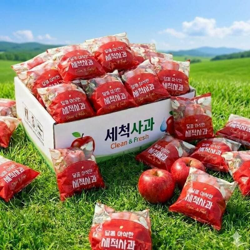 세척사과 꿀사과 5kg 1박스