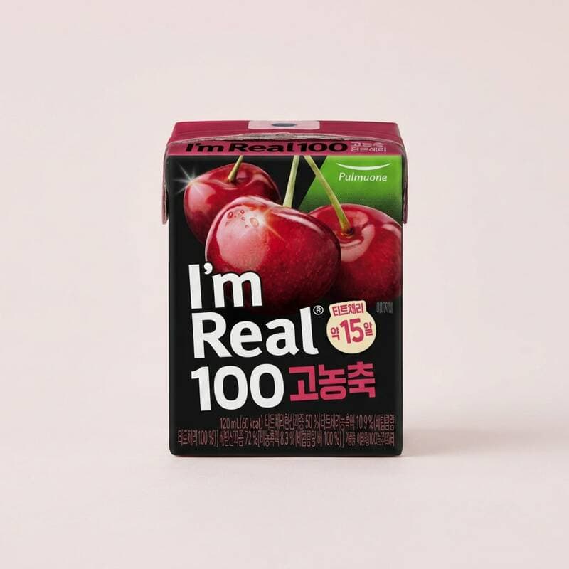 풀무원 아임리얼100 타트체리 120ml 24개