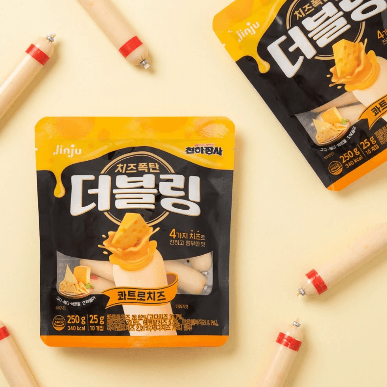 진주햄 천하장사 더블링 콰트로치즈 25g×30