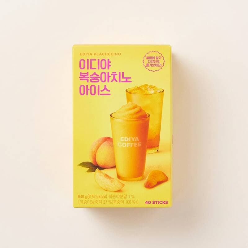 이디야 복숭아치노 아이스 16g 40개