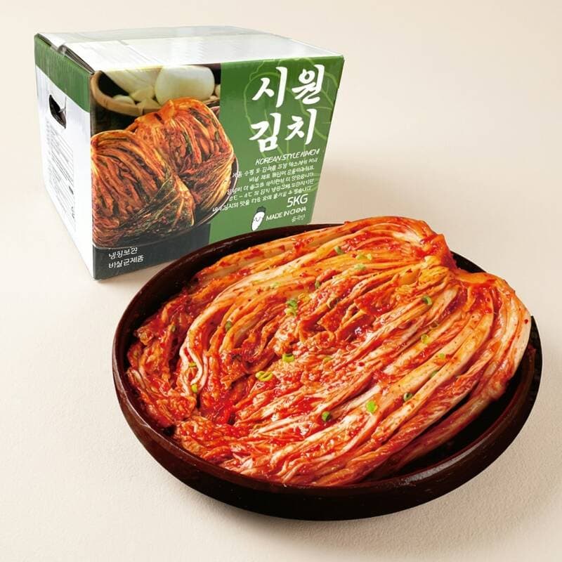 시원밥상 배추김치 5kg 1박스