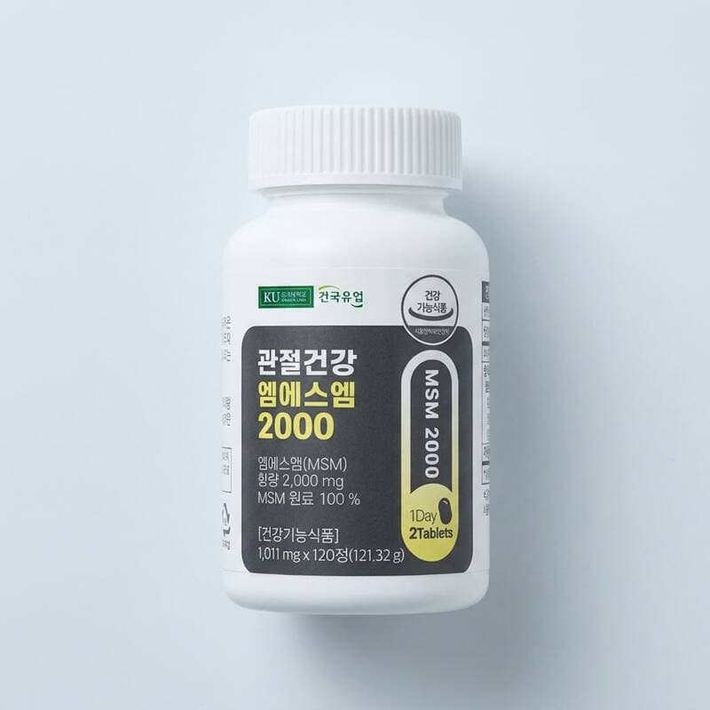 건국유업 관절건강 엠에스엠 2000 120정 2개