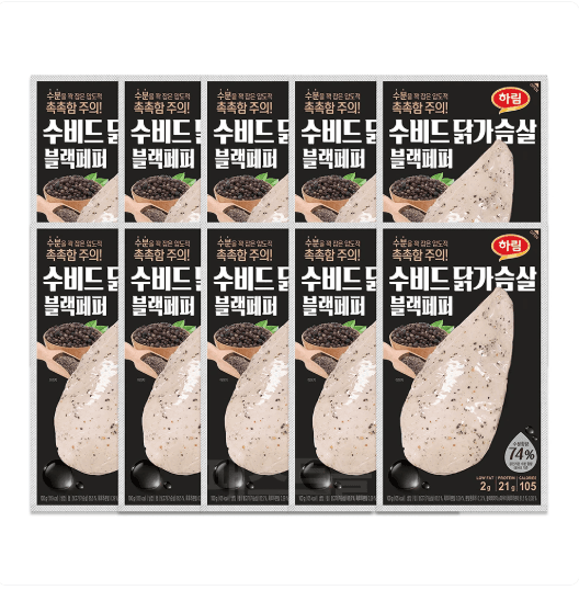 하림 수비드 닭가슴살 블랙페퍼
