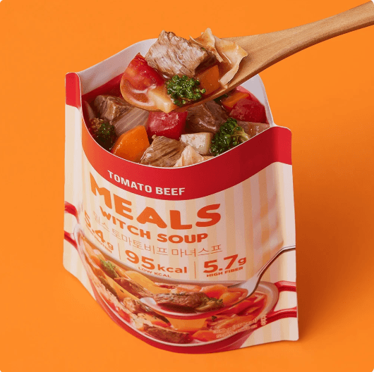 밀스 마녀스프 토마토비프 300g 4팩