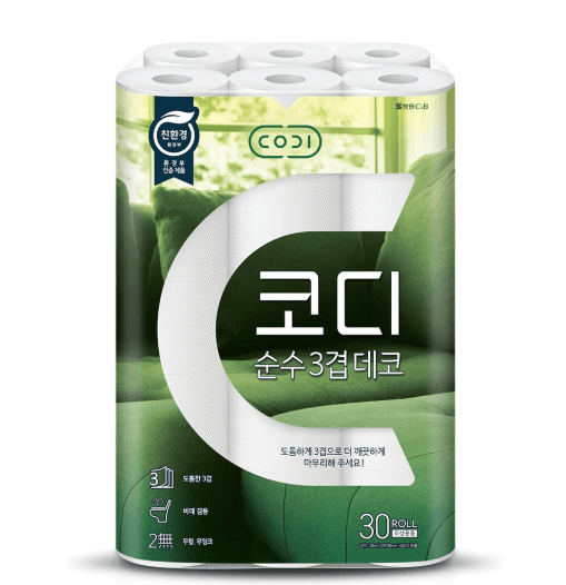 코디 순수 3겹 데코 30롤